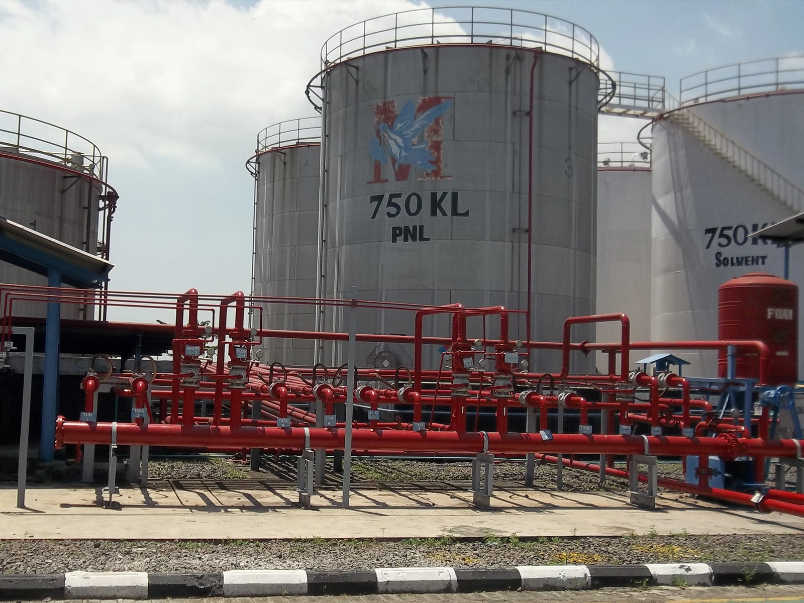 Dovechem Maspion Terminal's Fire Protection System